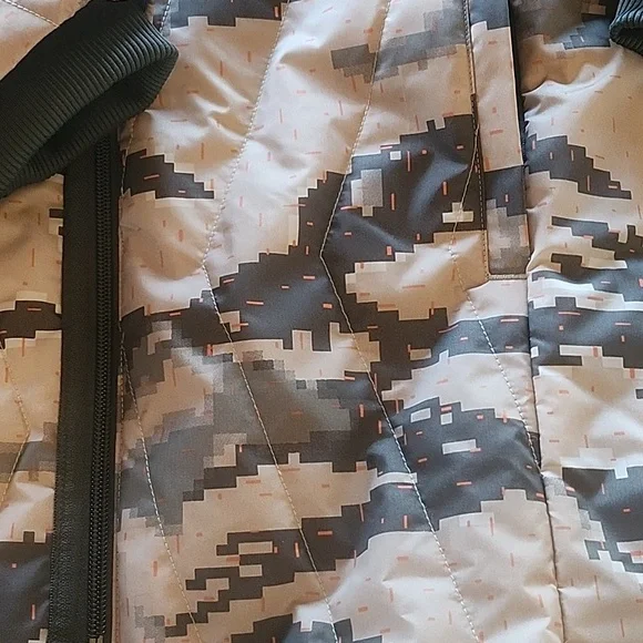 Adidas Long Quited Size S Coat Marapat Digital Desert Camo Like New - Picture 6 of 16